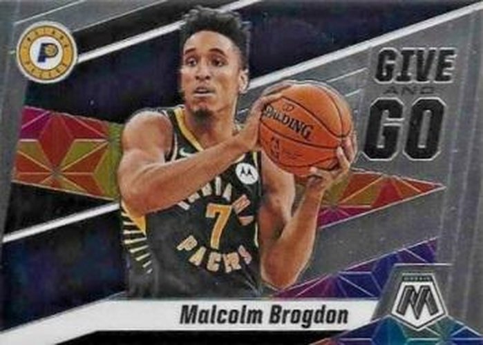 #14 Malcolm Brogdon - Indiana Pacers - 2019-20 Panini Mosaic - Give and Go Basketball