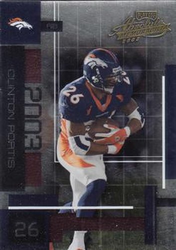 #14 Clinton Portis - Denver Broncos - 2003 Playoff Absolute Memorabilia Football