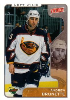 #14 Andrew Brunette - Atlanta Thrashers - 2001-02 Upper Deck Victory Hockey