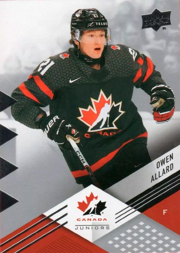 #14 Owen Allard - Canada - 2024 Upper Deck Team Canada Juniors Hockey