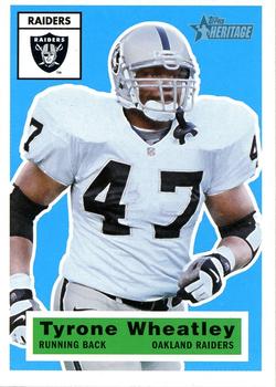 #14 Tyrone Wheatley - Oakland Raiders - 2001 Topps Heritage Football