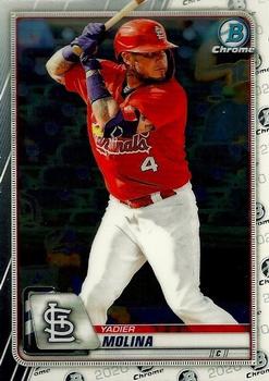 #14 Yadier Molina - St. Louis Cardinals - 2020 Bowman Chrome Baseball