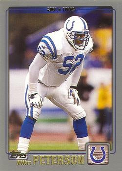 #14 Mike Peterson - Indianapolis Colts - 2001 Topps Football