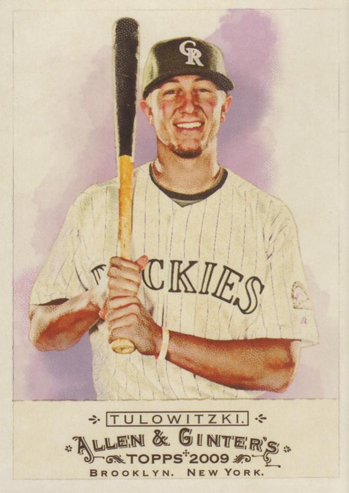 #14 Troy Tulowitzki - Colorado Rockies - 2009 Topps Allen & Ginter Baseball
