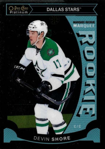 #M14 Devin Shore - Dallas Stars - 2015-16 O-Pee-Chee Platinum - Marquee Rookies Hockey