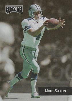 #14 Mike Saxon - Dallas Cowboys - 1993 Playoff Football