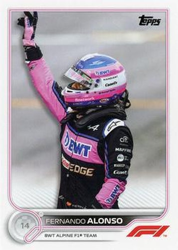 #14 Fernando Alonso - BWT Alpine F1 Team - 2022 Topps Formula 1 Racing
