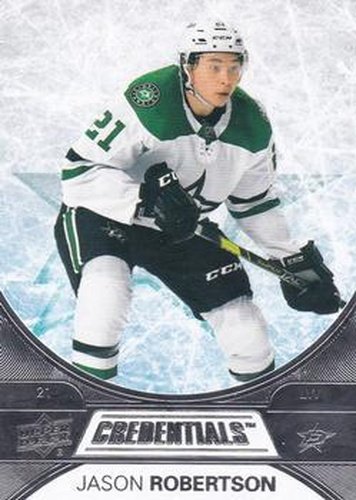#14 Jason Robertson - Dallas Stars - 2021-22 Upper Deck Credentials Hockey