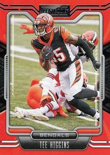 #14 Tee Higgins - Cincinnati Bengals - 2021 Panini Playbook Football
