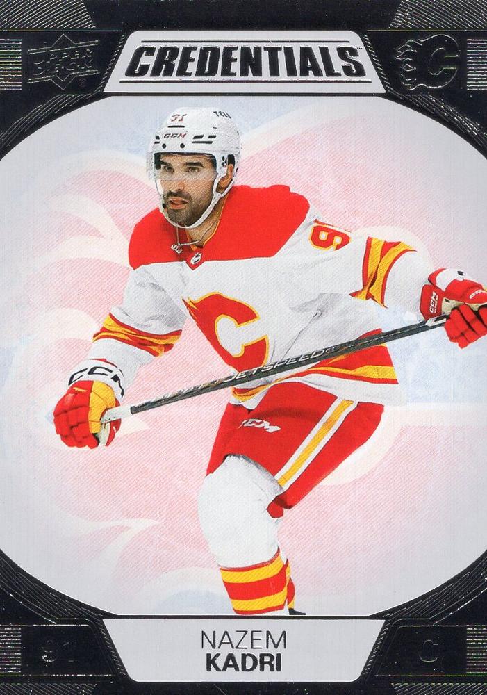 #14 Nazem Kadri - Calgary Flames - 2022-23 Upper Deck Credentials Hockey
