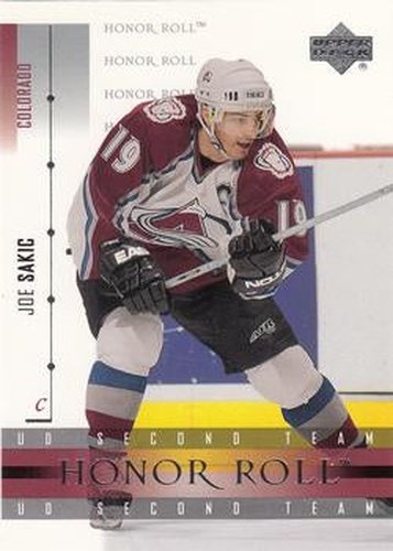 #14 Joe Sakic - Colorado Avalanche - 2001-02 Upper Deck Honor Roll Hockey