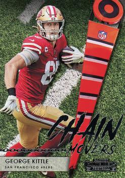 #CM-GKI George Kittle - San Francisco 49ers - 2021 Panini Contenders - Chain Movers Football