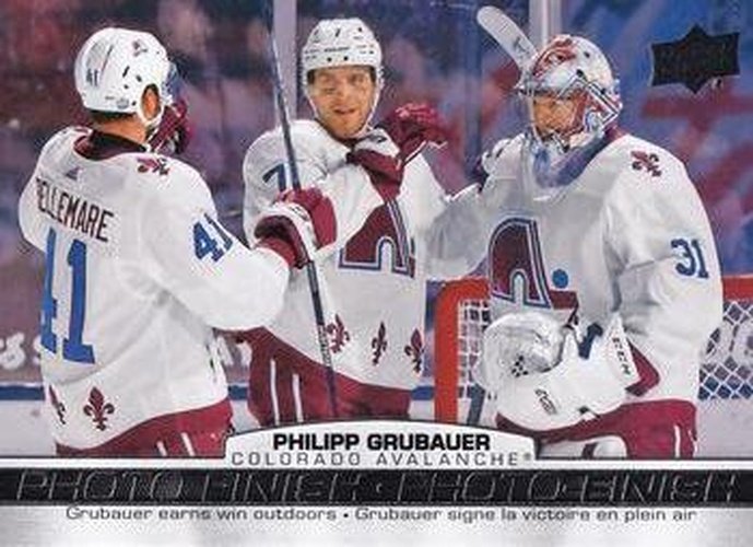 #PF-14 Philipp Grubauer - Colorado Avalanche - 2021-22 Upper Deck Tim Hortons - Photo Finish Hockey