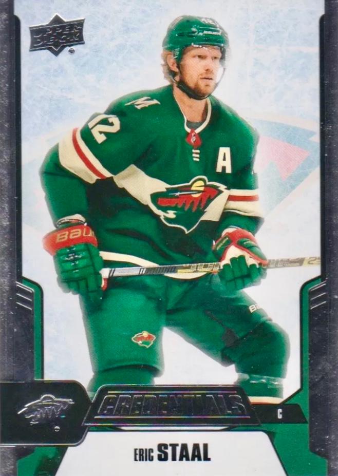 #14 Eric Staal - Minnesota Wild - 2019-20 Upper Deck Credentials Hockey
