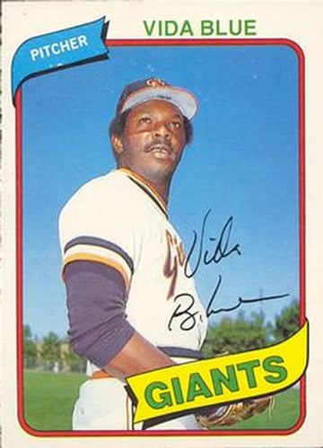 #14 Vida Blue - San Francisco Giants - 1980 O-Pee-Chee Baseball