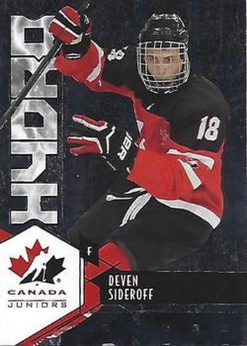#H-14 Deven Sideroff - Canada - 2015 Upper Deck Team Canada Juniors - Hydro Hockey
