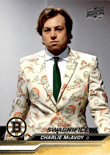 #14b Charlie McAvoy - Boston Bruins -2023-24 Upper Deck Hockey