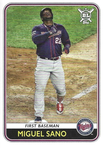 #15 Miguel Sano - Minnesota Twins - 2020 Topps Big League Baseball