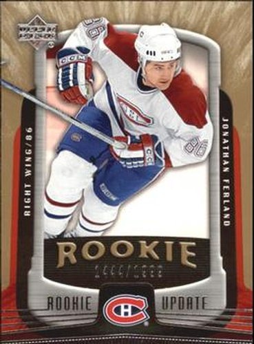 #150 Jonathan Ferland - Montreal Canadiens - 2005-06 Upper Deck Rookie Update Hockey
