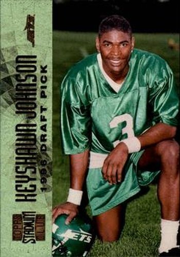 #150 Keyshawn Johnson - New York Jets - 1996 Stadium Club Football