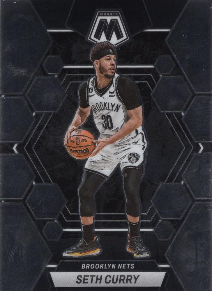 #150 Seth Curry - Brooklyn Nets - 2022-23 Panini Mosaic Basketball