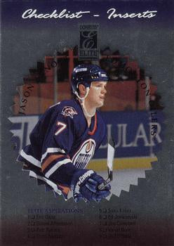 #150 Jason Arnott - Edmonton Oilers - 1996-97 Donruss Elite Hockey