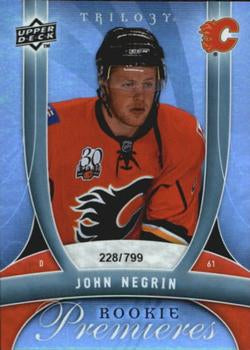 #150 John Negrin - Calgary Flames - 2009-10 Upper Deck Trilogy Hockey