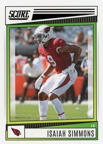 #150 Isaiah Simmons - Arizona Cardinals - 2022 Score Football