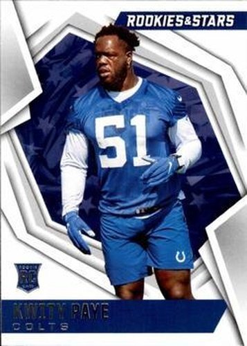 #150 Kwity Paye - Indianapolis Colts - 2021 Panini Rookies & Stars Football
