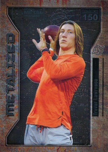 #150 Trevor Lawrence - 2021 SkyBox Metal Universe Champions