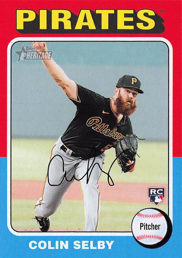 #150 Colin Selby - Pittsburgh Pirates - 2024 Topps Heritage Baseball