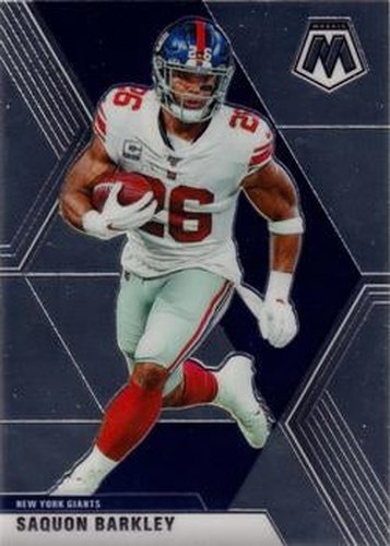 #150 Saquon Barkley - New York Giants - 2020 Panini Mosaic Football
