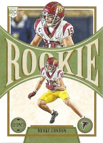 #151 Drake London - Atlanta Falcons - 2022 Panini Legacy Football