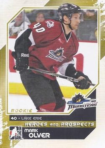 #151 Mark Olver - Lake Erie Monsters - 2010-11 In The Game Heroes and Prospects Hockey