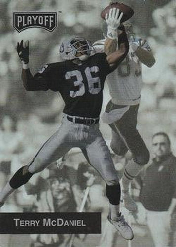 #151 Terry McDaniel - Los Angeles Raiders - 1993 Playoff Football