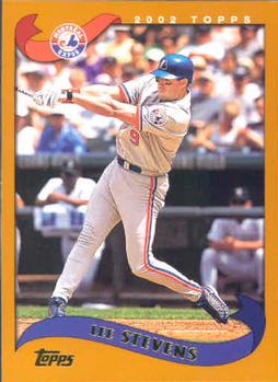 #151 Lee Stevens - Montreal Expos - 2002 Topps Baseball