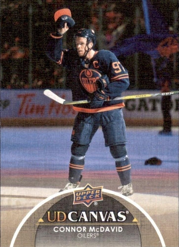 #C151 Connor McDavid - Edmonton Oilers - 2021-22 Upper Deck - UD Canvas Hockey