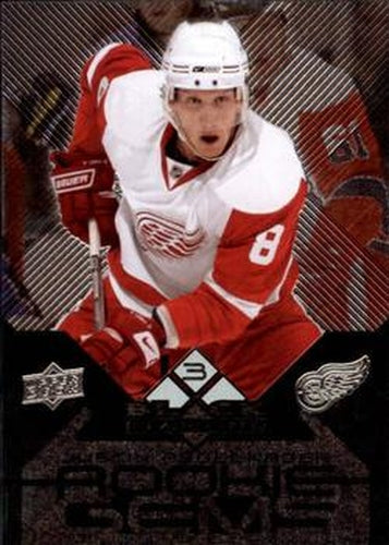 #151 Justin Abdelkader - Detroit Red Wings - 2008-09 Upper Deck Black Diamond Hockey