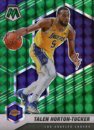 #151 Talen Horton-Tucker - Los Angeles Lakers - 2020-21 Panini Mosaic - Mosaic Green Basketball