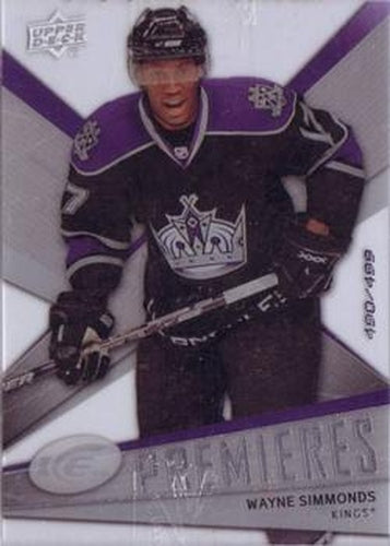 #151 Wayne Simmonds - Los Angeles Kings - 2008-09 Upper Deck Ice Hockey