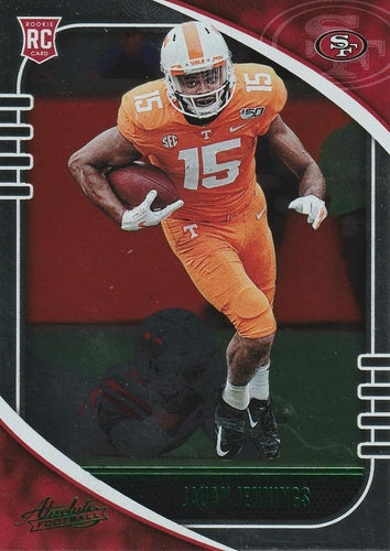 #151 Jauan Jennings - San Francisco 49ers - 2020 Panini Absolute - Green Football