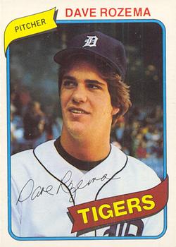 #151 Dave Rozema - Detroit Tigers - 1980 O-Pee-Chee Baseball