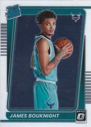 #151 James Bouknight - Charlotte Hornets - 2021-22 Donruss Optic Basketball