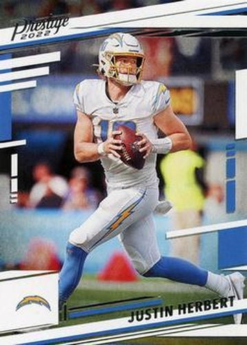 #151 Justin Herbert - Los Angeles Chargers - 2022 Panini Prestige Football