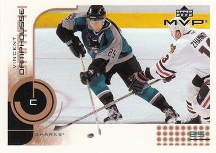 #151 Vincent Damphousse - San Jose Sharks - 2002-03 Upper Deck MVP Hockey