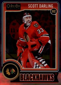 #151 Scott Darling - Chicago Blackhawks - 2014-15 O-Pee-Chee Platinum Hockey