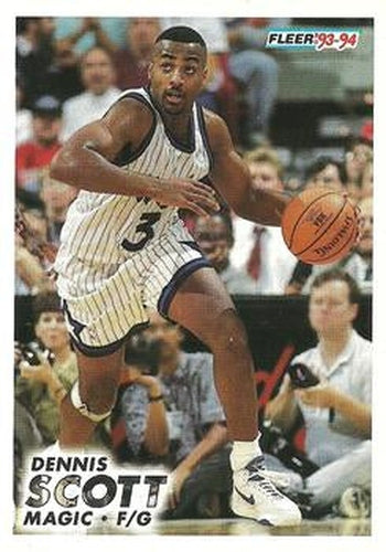 #151 Dennis Scott - Orlando Magic - 1993-94 Fleer Basketball