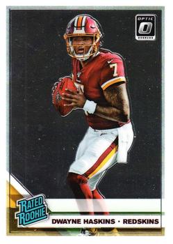 #151 Dwayne Haskins - Washington Redskins - 2019 Donruss Optic Football