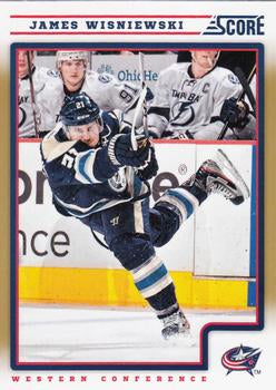 #152 James Wisniewski - Columbus Blue Jackets - 2012-13 Score - Gold Rush Hockey