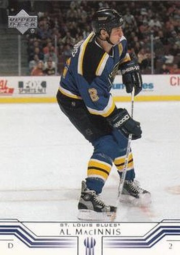 #152 Al MacInnis - St. Louis Blues - 2001-02 Upper Deck Hockey